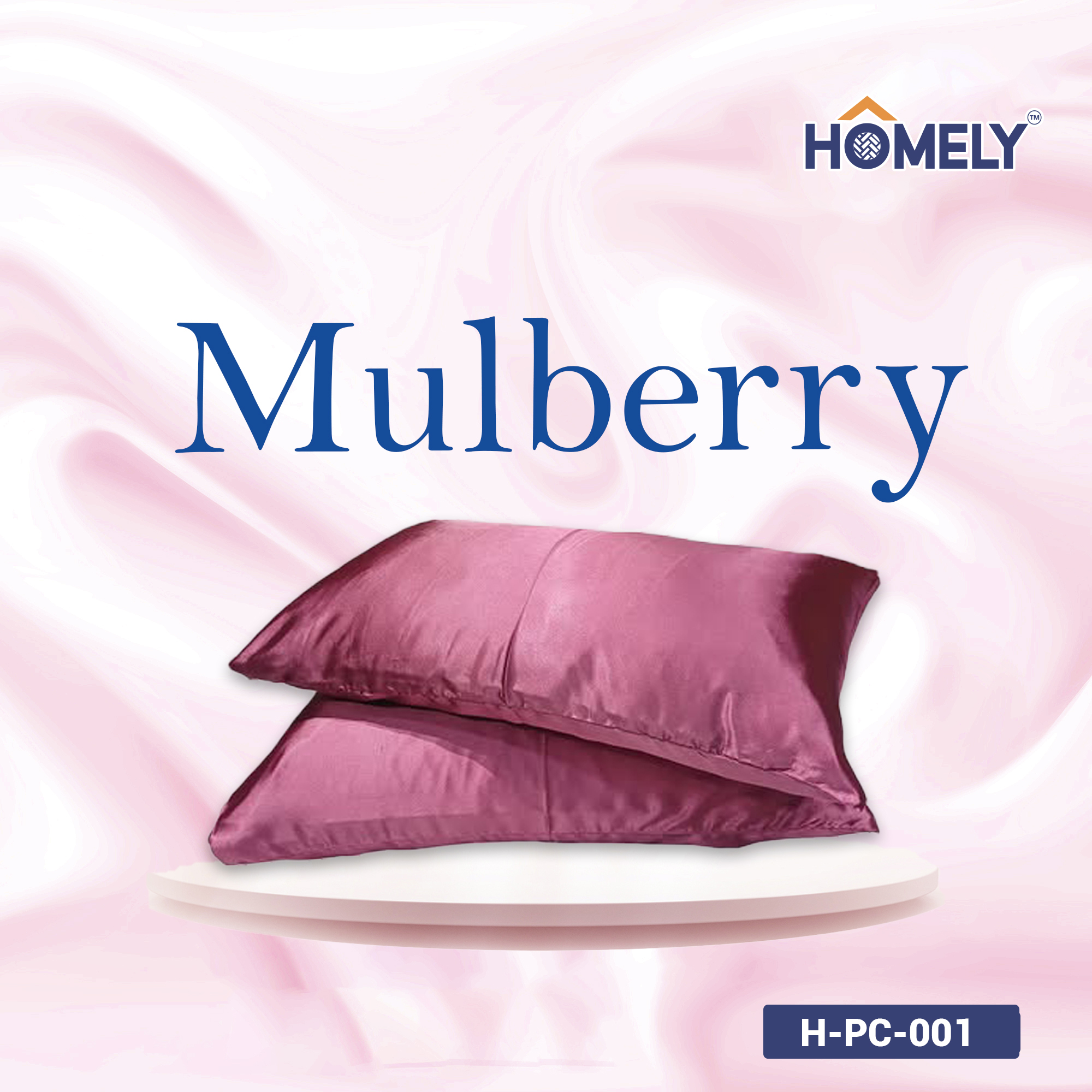 MULBERRY SATIN PILLOW CASE- H-PC-001