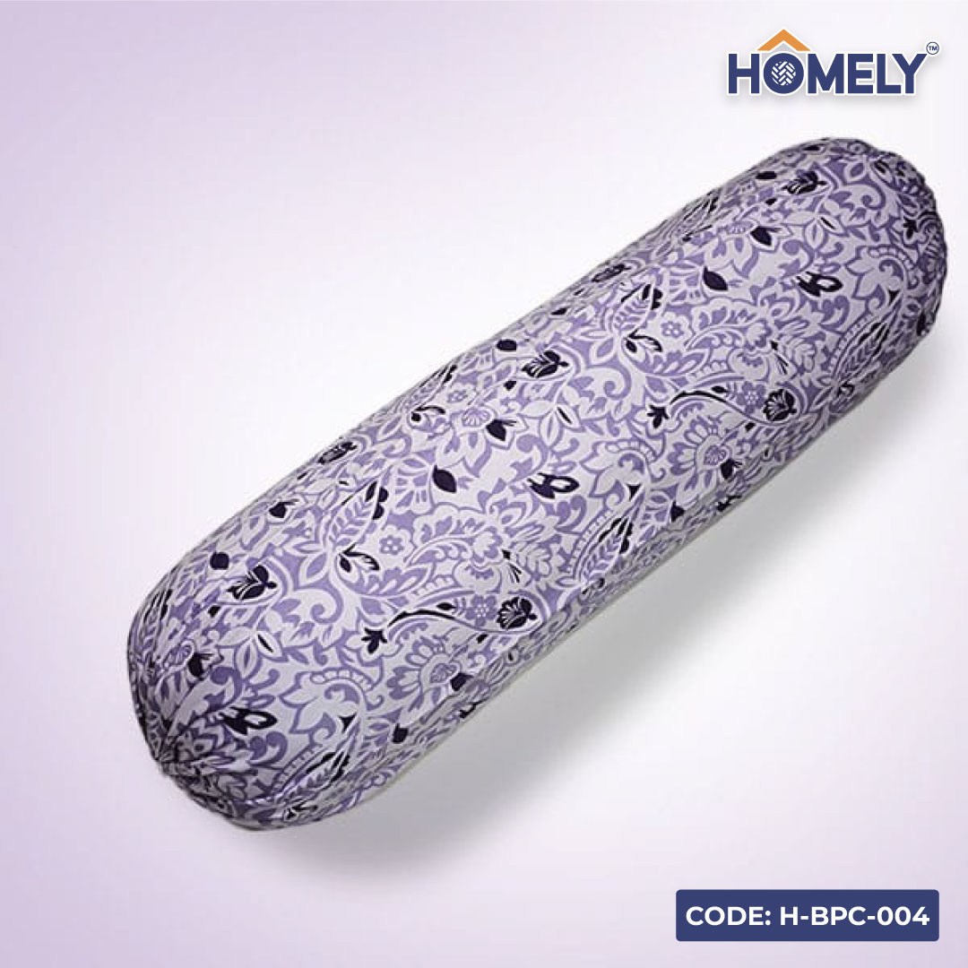 MAUVY DREAMS BOLSTER COVER- H-BC-004