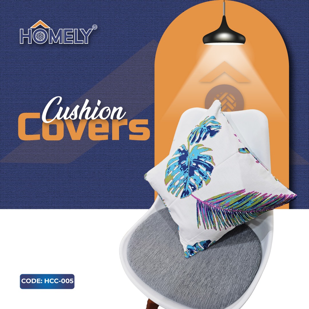 White Forest Cushion Cover-HCC-005